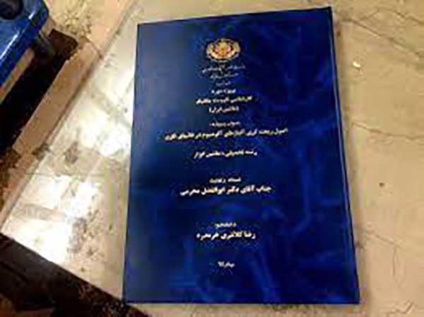 نوشتن پایان نامه برای دیگران