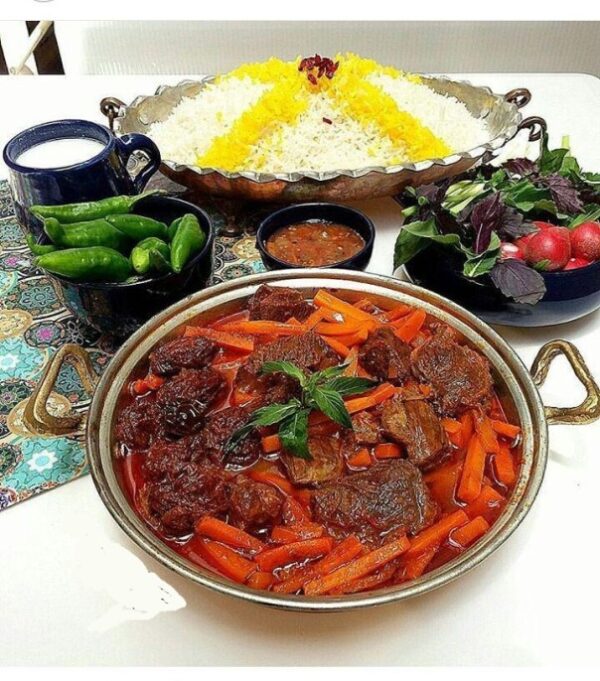 خورش مرغ با آلو