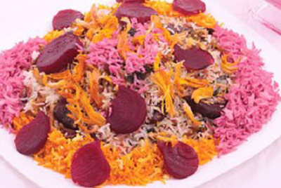 طرز تهیه لبو پلو اسفناج