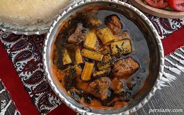 خورشت ریواس با گوشت