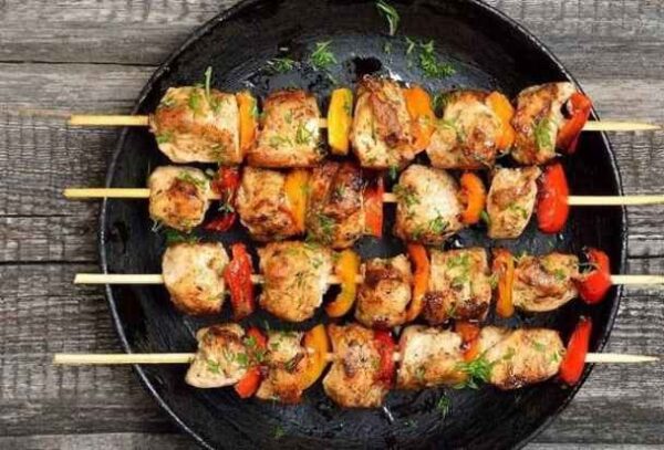 جوجه کباب تابه ای
