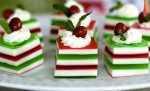 طرز تهیه ژله سه رنگ