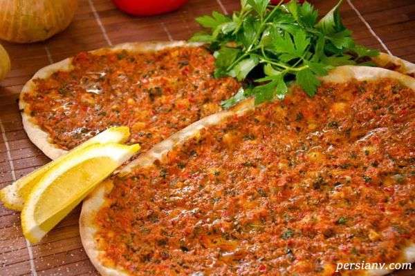 پیتزای لاهماجون پیتزای لاهماجون