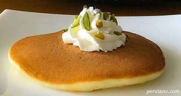 پنکیک دارچینی و پنیری