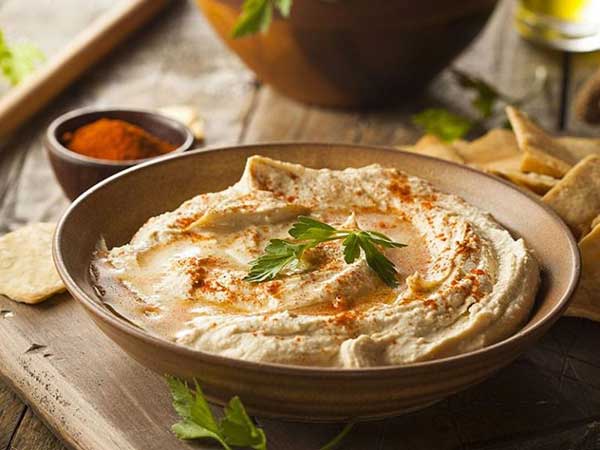 هوموس بادام زمینی  