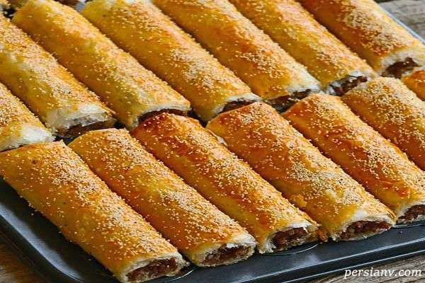 بورک گوشت و گردو