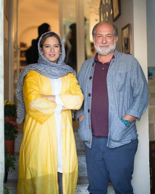 عکس بازیگران با پدر و مادر