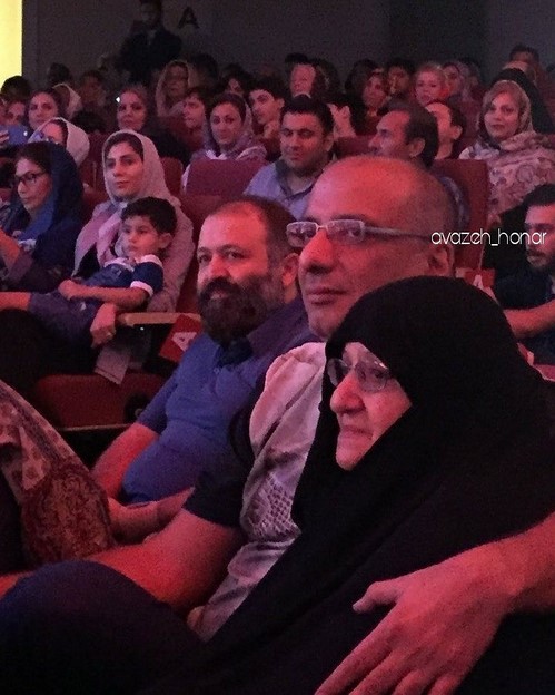 عکس بازیگران با پدر و مادر