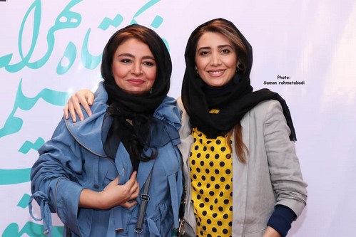 نیکی مظفری و مهلقا باقری جشنواره فیلم کوتاه تهران