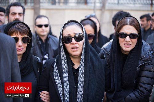 زیبا بروفه تشییع پیکر پیام صابری