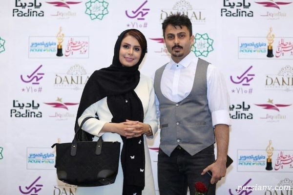 نجمه جودکی و همسرش نوزدهمین جشن حافظ