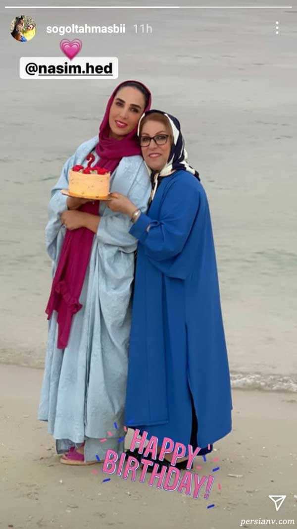 سوگل طهماسبی و مادرش