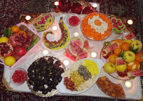 دکوراسیون شب یلدا