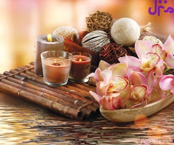 تزیین ظرف های شیشه ای