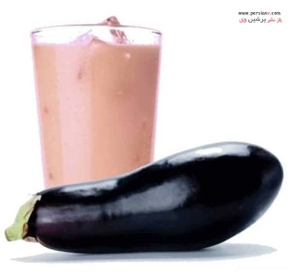 طرز تهیه آب بادمجان برای لاغری