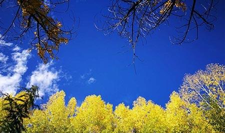 آسمان فیروزه ای چین