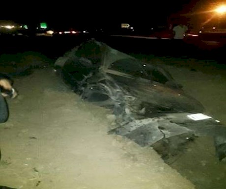 واژگونی مرگبار خودرو رئیس آموزش و پرورش عکس تصادف رئیس آموزش و پرورش تربت جام