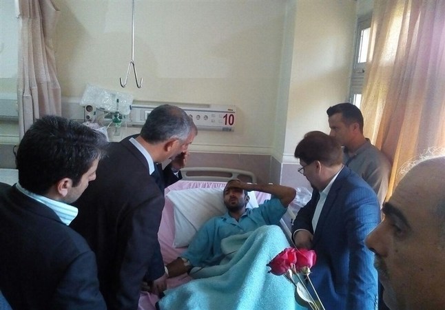 مجروحان حادثه معدن