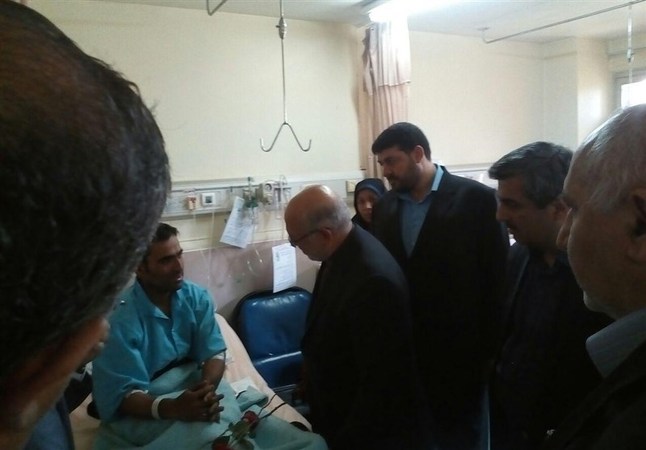 مجروحان حادثه معدن