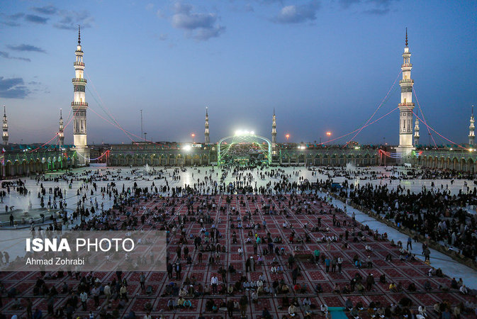 مسجد جمکران در آستانه نیمه شعبان