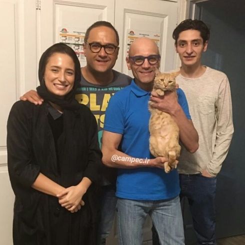 رامبد جوان و نگار جواهریان در کنار دانیال غفارزاده عکس رامبد جوان و نگار جواهریان