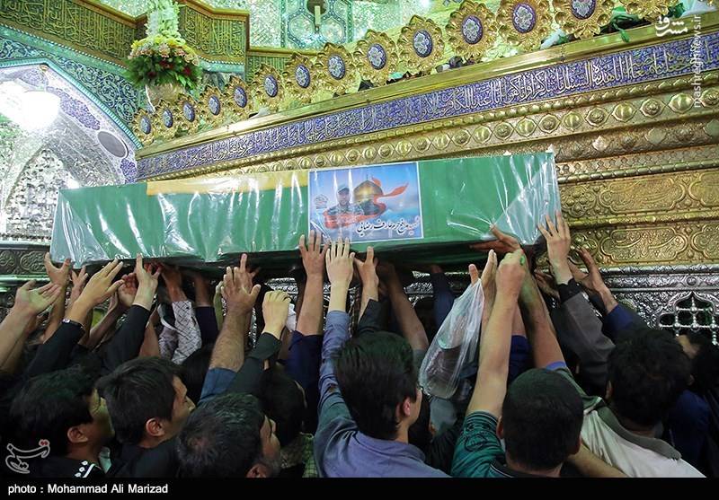 تشییع پیکر شهدای مدافع حرم در قم