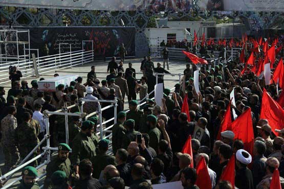 مراسم تشییع شهید حججی در تهران
