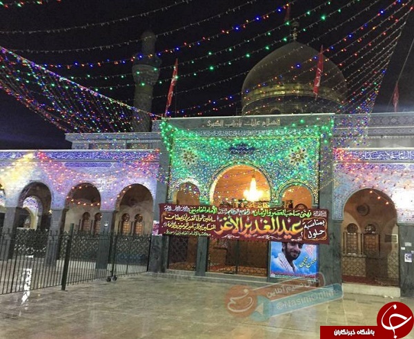 تصویر شهید حججی در حرم حضرت زینب