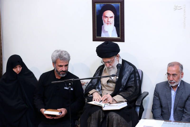 خانواده شهید حججی در دیدار با رهبر