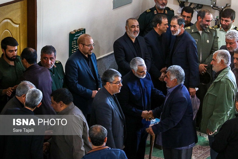 تشییع پدر حاج قاسم