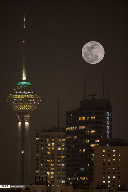 ابرماه و ماه‌گرفتگی در ایران