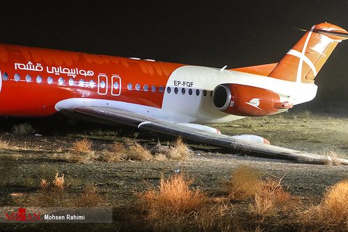 خروج هواپیما از باند فرودگاه مشهد