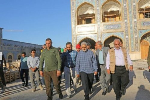 بازدید سردار سلیمانی از حرم علوی
