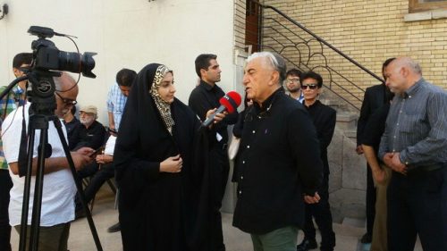 تشییع پیکر سید ضیاءالدین دری