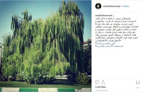 اینستاگرام آناهیتا همتی