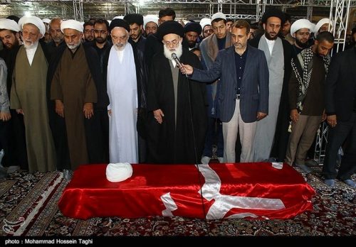 تشییع پیکر محمد تولایی
