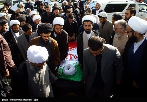 تشییع پیکر محمد تولایی