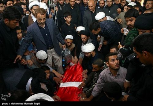 تشییع پیکر محمد تولایی