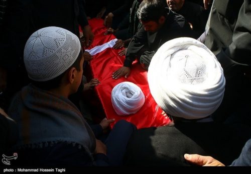 تشییع پیکر محمد تولایی