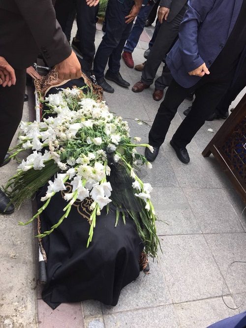 جنازه بهرام شفیع تشییع بهرام شفیع