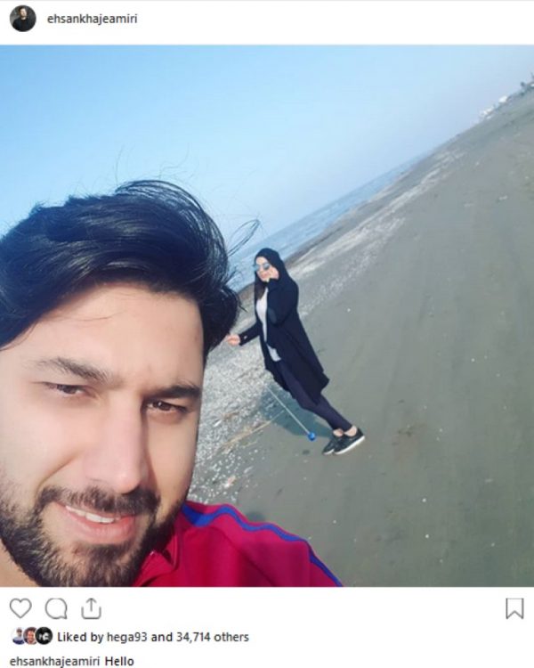 عکسی از احسان خواجه‌ امیری