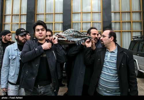 مراسم تشییع حسین محب اهری