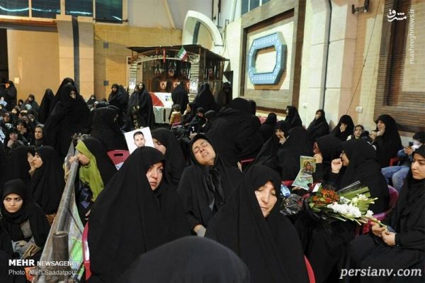 وداع با پیکر شهدای حادثه زاهدان حادثه تروریستی زاهدان