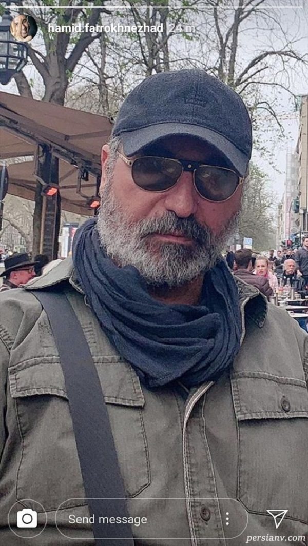 حمید فرخ نژاد در خارج از ایران
