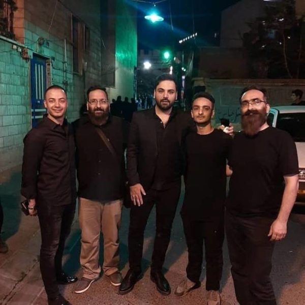 بازیگران در مراسم عزاداری محرم