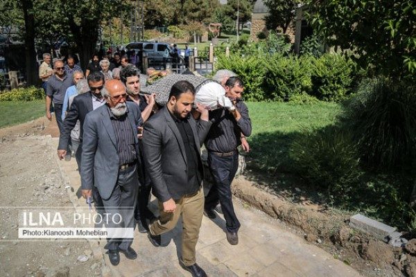 مراسم تشییع مسعود عربشاهی