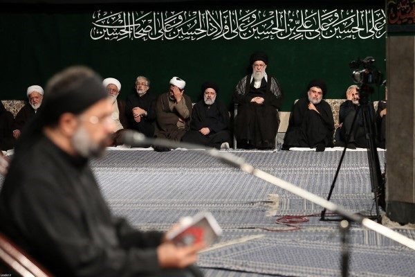 مراسم عزاداری با حضور رهبر