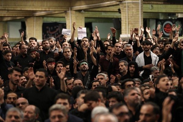 مراسم عزاداری با حضور رهبر