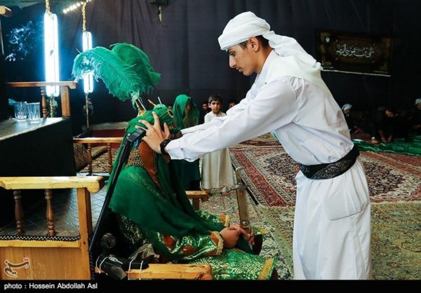 مراسم نمادین عروسی حضرت قاسم
