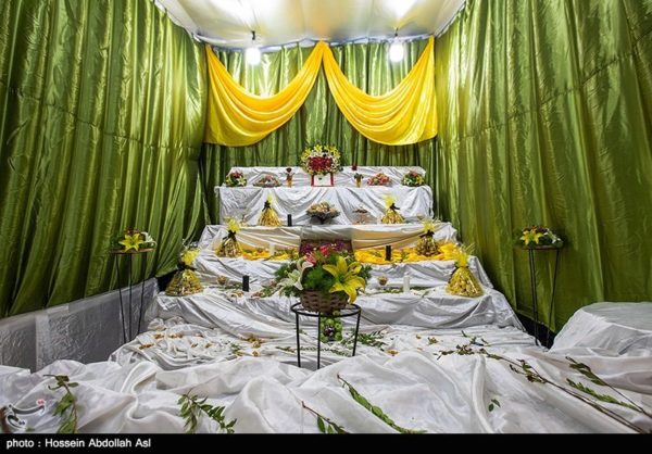 مراسم نمادین عروسی حضرت قاسم